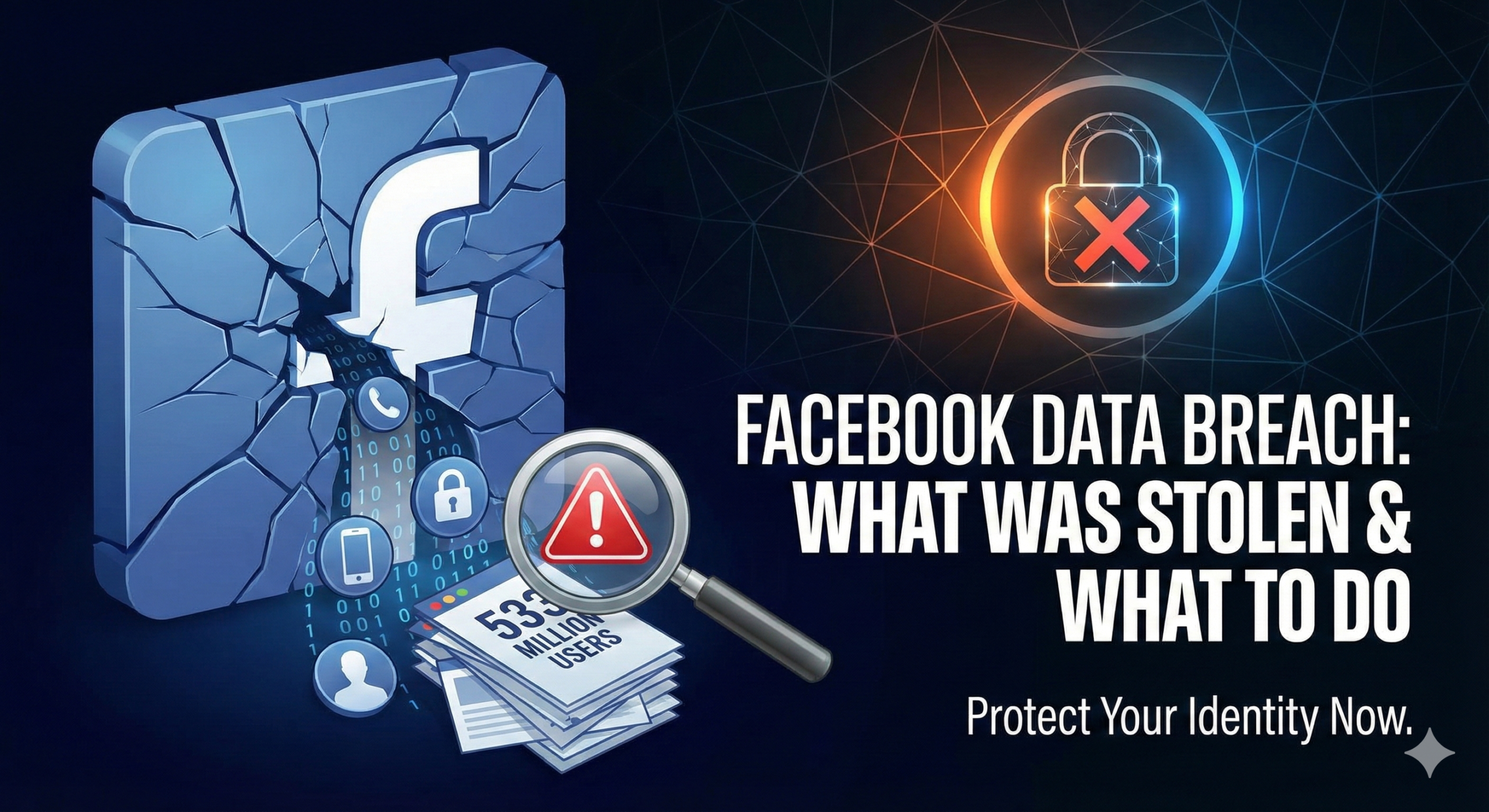Facebook Data Breach 533 million Users: What Was Exposed & What You Must Do