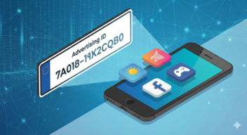 Illustration of an Android phone deleting the Google Advertising ID to show how to stop app tracking on Android