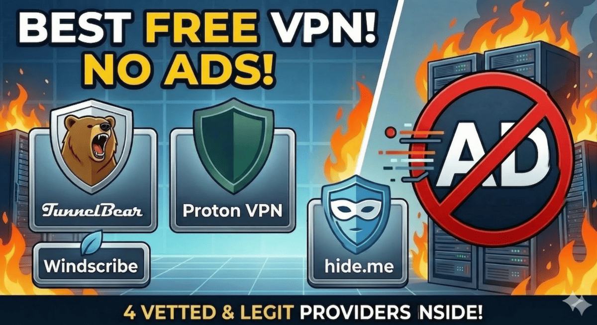 Best Free VPNs With No Ads – The Unfiltered Reality (2026)