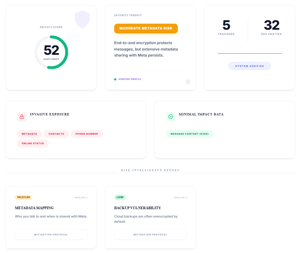 Privacy Policy Analyzer detecting data sharing risks