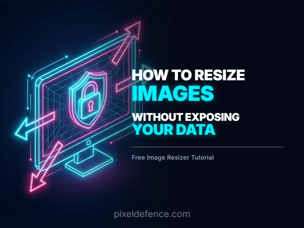 How to Resize an Image Without Uploading It to Anyone’s Server